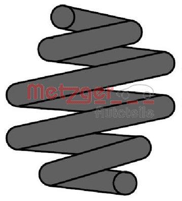 Ressort de suspension (Ressort hélicoïdal) METZGER ref. 2240034